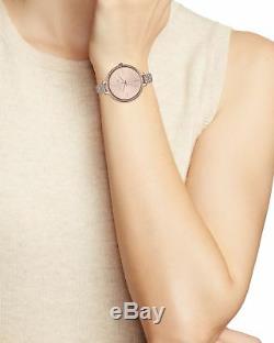 BRAND NEW Michael Kors Women's Rose Gold Stainless Steel Bracelet Watch MK3785