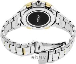 BRAND NEW Seiko Men's Coutura Sync Solar Chrono Two-Tone Watch SSG022