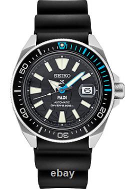 BRAND NEW Seiko Men's Prospex PADI Automatic Black Dial Black Watch SRPG21