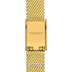 BRAND NEW Tissot Lovely Square Silver Dial Women's Steel Watch T0581093303100