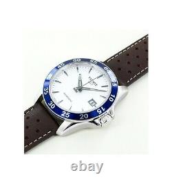BRAND NEW Tissot Men's Automatic Silver Dial Brown Leather Watch T106407160310