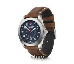BRAND NEW Victorinox Men's Swiss Army Heritage Brown Leather Watch 241964