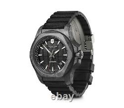 BRAND NEW Victorinox Swiss Army Men's INOX Carbon Automatic Black Watch 241866