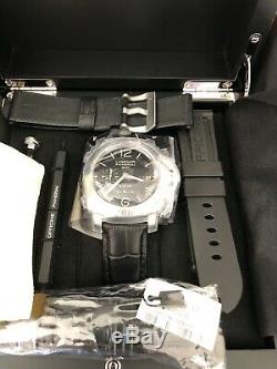 BRAND NEW withBox/Papers/Tags PANERAI Steel 44mm PAM 233 1950 GMT 8 Day Watch