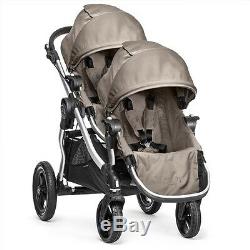 Baby Jogger 2016 City Select Double Stroller Quartz (Silver Frame) -Brand New
