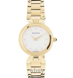 Balmain Watch 100% Authentic Brand New With Box, Tags And Documents Gold Crystal