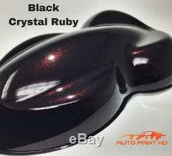 Black Crystal Ruby Gallon Single Stage Acrylic Car Vehicle Auto Paint Kit