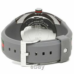 Brand New Authentic Gucci Sync XXL YA137109 Gray Band Gray Dial Unisex Watch