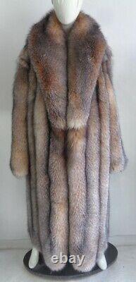 Brand New Crystal Fox Fur Coat Jacket Women Woman Size All