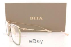 Brand New DITA Eyeglass Frames SCHEMA-ONE DTX106-55-01 Gold/Crystal Grey