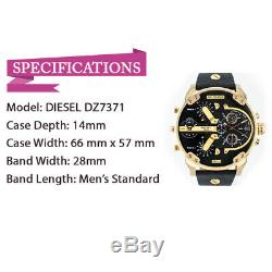 Brand New Diesel DZ7371 Mr. Daddy 2.0 Black Dial Quartz Chronograph Men's Watch