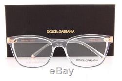 Brand New Dolce & Gabbana Eyeglass Frames DG 5036 3133 Crystal For Women SZ 53