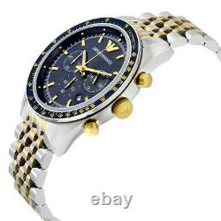 Brand New Emporio Armani AR6088 Mens Tazio Chronograph Watch