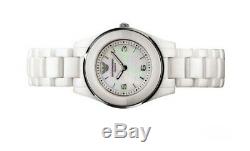 Brand New Emporio Armani Ladies Leo White Ceramic Watch AR1439