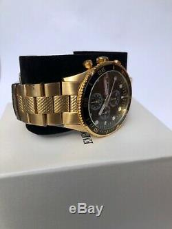Brand New Genuine Emporio Armani Ar5857 Gold Stainless Steel Mens Watch Rrp £399