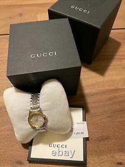 Brand New Gucci YA126511 G-Timeless 38MM Women's Two-Tone Stainless Steel Watch