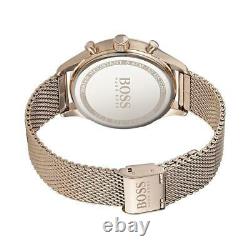Brand New Hugo Boss Hb1513548 Mens Rose Gold Companion Watch
