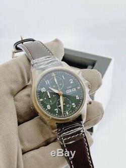 Brand New! IWC Pilot Spitfire Chronograph Bronze IW387902 2020 box and papers