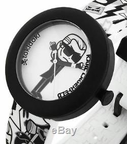 Brand New Karl Lagerfeld Kl2210 Pop Tokidoki Black & White Graphic Watch