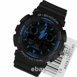 Brand New Mens Casio G-shock Hyper Blue XL Ga-100-1a2er 1a2dr Watch Rrp £159
