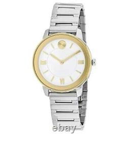 Brand New Movado Bold Women's 32mm Two-Tone Stainless Steel Watch 3600592