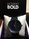 Brand New Movado Edge Blue Dial Silicone Men's Watch 3680004 With Tags Genuine
