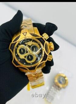 Brand New Reserve Gold Dragon Chronograph Quartz Men's Watch