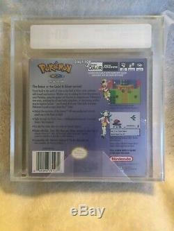 Brand New Sealed Pokemon Crystal Version Game Boy Color VGA graded 80+ Silver