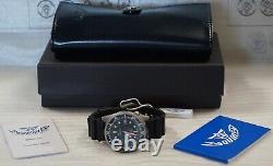 Brand New Squale 1521 50 Atmos Black 026 Matte Watch Warranty Swiss Made