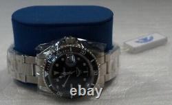 Brand New Squale Y1545 20 Atmos Classic Black Watch Warranty CERAMIC MK III