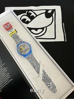 Brand New Swatch Disney Mickey Mouse X Keith Haring Watch 2021 COMPLETE SET