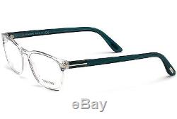 Brand New Tom Ford Eyeglass Frames 5355 026 Crystal/Green Size 54mm Men Women