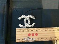 Brand new Chanel 20A CC Brooch with crystal