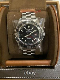 Breitling Aeromarine Superocean 44 Red Hand Mens Watch A17391 Brand New With Box