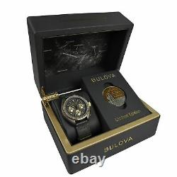 Bulova Lunar Pilot Chronograph 50th Anniversary Apollo 15 Edition Watch 98A285