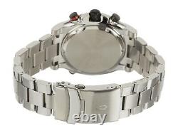 Bulova Men's Precisionist Chronograph Black Roating Bezel Band 47mm Watch 98B212