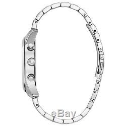 Bulova Men's Quartz Grey Dial Chronograph Silver-Tone Bracelet 40mm Watch 96D135