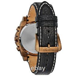 Bulova Precisionist Men's Quartz Chronograph Bronze IP Case 46mm Watch 97B188