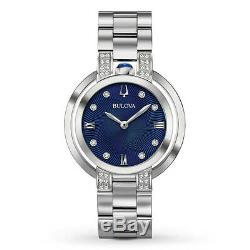 Bulova Rubaiyat Women's Diamond Watch 96r225 Brand New