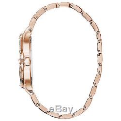 Bulova Women's Crystal Accents Quartz Rose Gold 35mm Watch 98L229