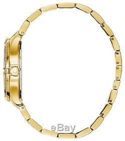 Bulova Women's Quartz Crystal Accents Gold-Tone Bracelet 35mm Watch 98L230