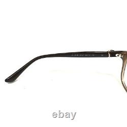 Bvlgari Eyeglasses Frames 4128-B 5406 Clear Brown Gold Crystals 54-16-140