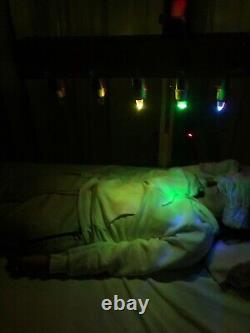 CRYSTAL LIGHT BED CHROMOTHERAPY QUARTZ WithPEDESTAL 7 CHAKRAS Reiki Radionics yoga