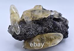 Calcite, Chalcopyrite, Galena, and Dolomite, Fletcher Mine, Missouri