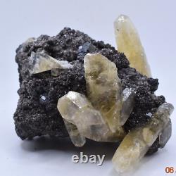 Calcite, Chalcopyrite, Galena, and Dolomite, Fletcher Mine, Missouri