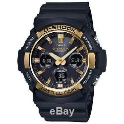 Casio G-Shock Black GAS100G-1A Tough Solar Resin & Stainless Steel Men's Watch