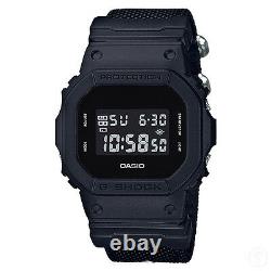 Casio G-Shock Black Series Cordura Fabric Cloth Band Watch GShock DW5600BBN-1