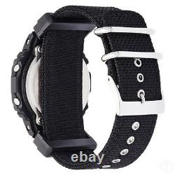 Casio G-Shock Black Series Cordura Fabric Cloth Band Watch GShock DW5600BBN-1