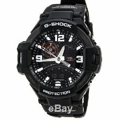Casio G-Shock Men's G-Aviation Twin Sensor Black 52mm Watch GA1000-1A