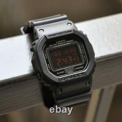 Casio G-Shock Military Matt Black Series Watch GShock DW-5600MS-1
